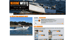 Desktop Screenshot of marine-west.com